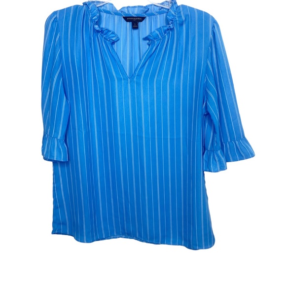 Banana Republic blue blouse size small L - Picture 1 of 5